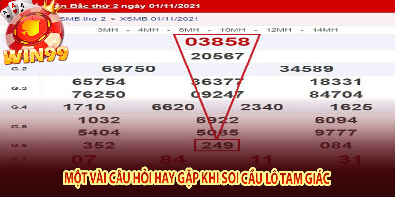 Một vài câu hỏi hay gặp khi soi cầu lô tam giác 